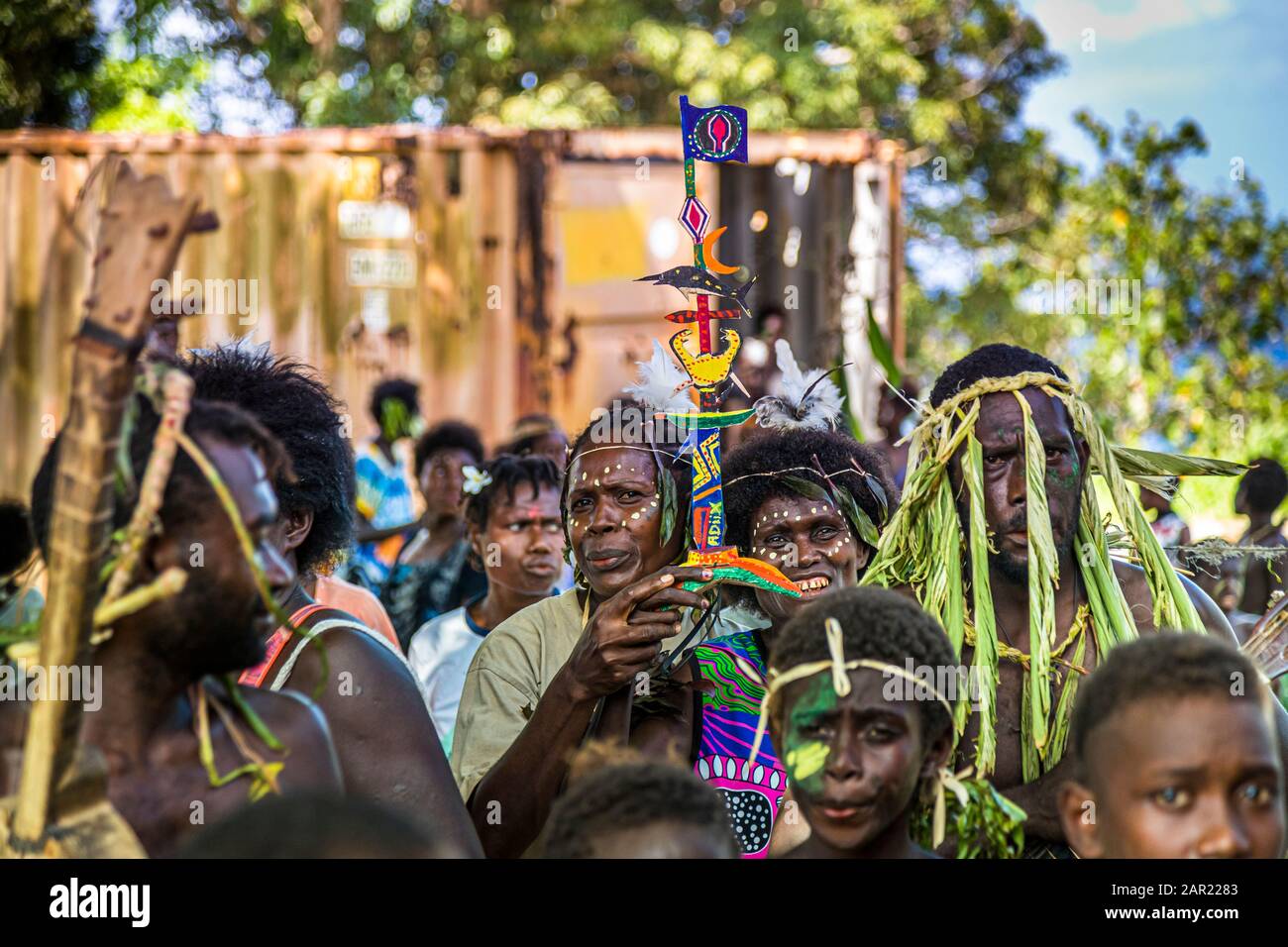 Papua new guinea music musical instrument hi-res stock photography and