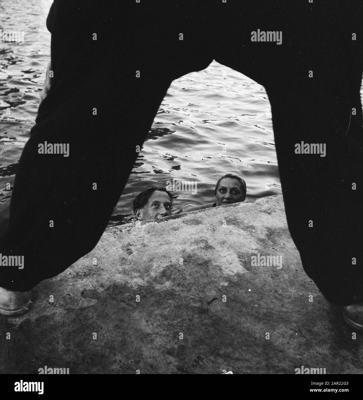Swimming training Black and White Stock Photos & Images - Alamy