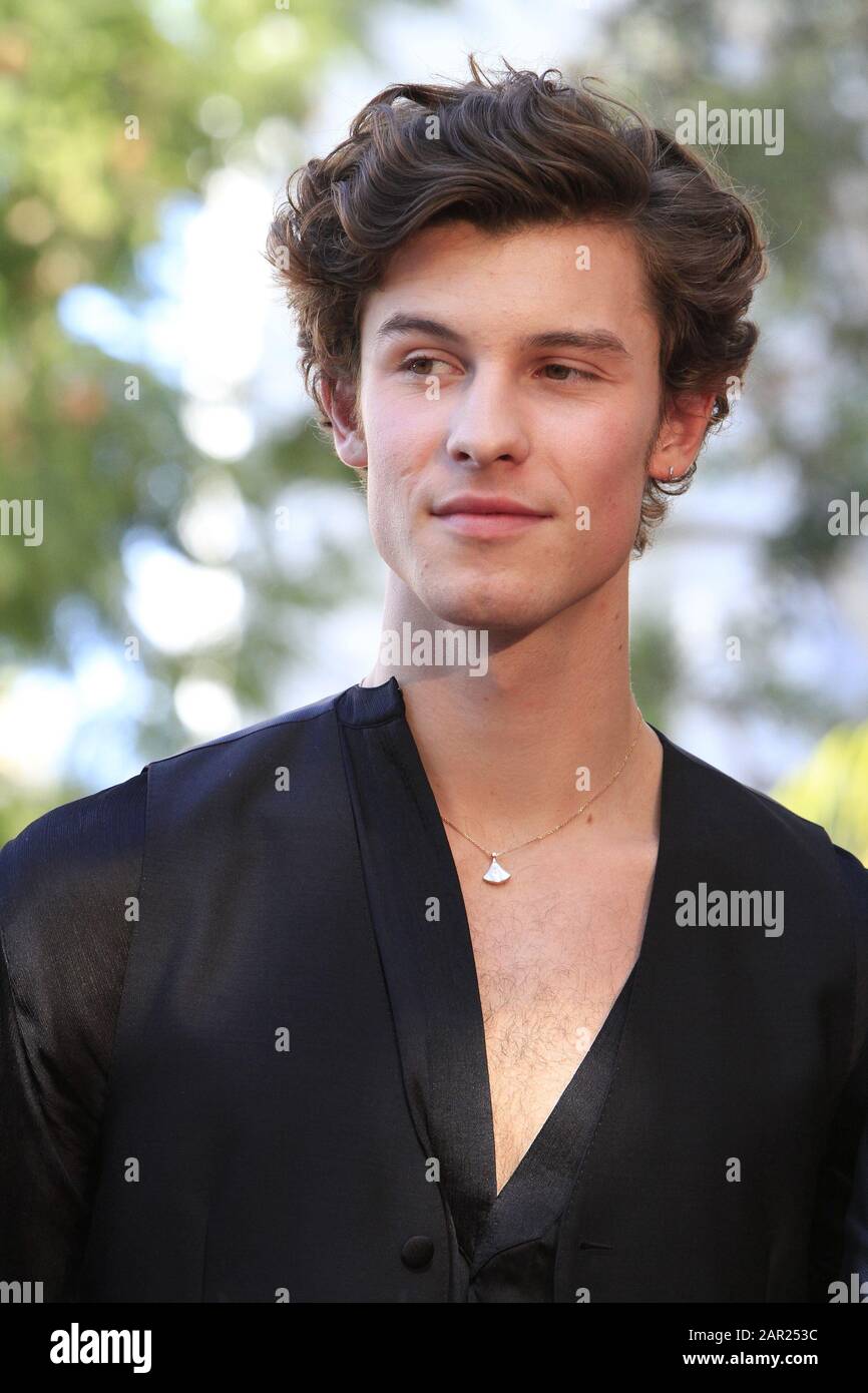 January 23, 2020, Los Angeles, CA, USA: LOS ANGELES - JAN 23: Shawn Mendes  at the Sir Lucian Grange Star Ceremony on the Hollywood Walk of Fame on  JANUARY 23, 2019 in