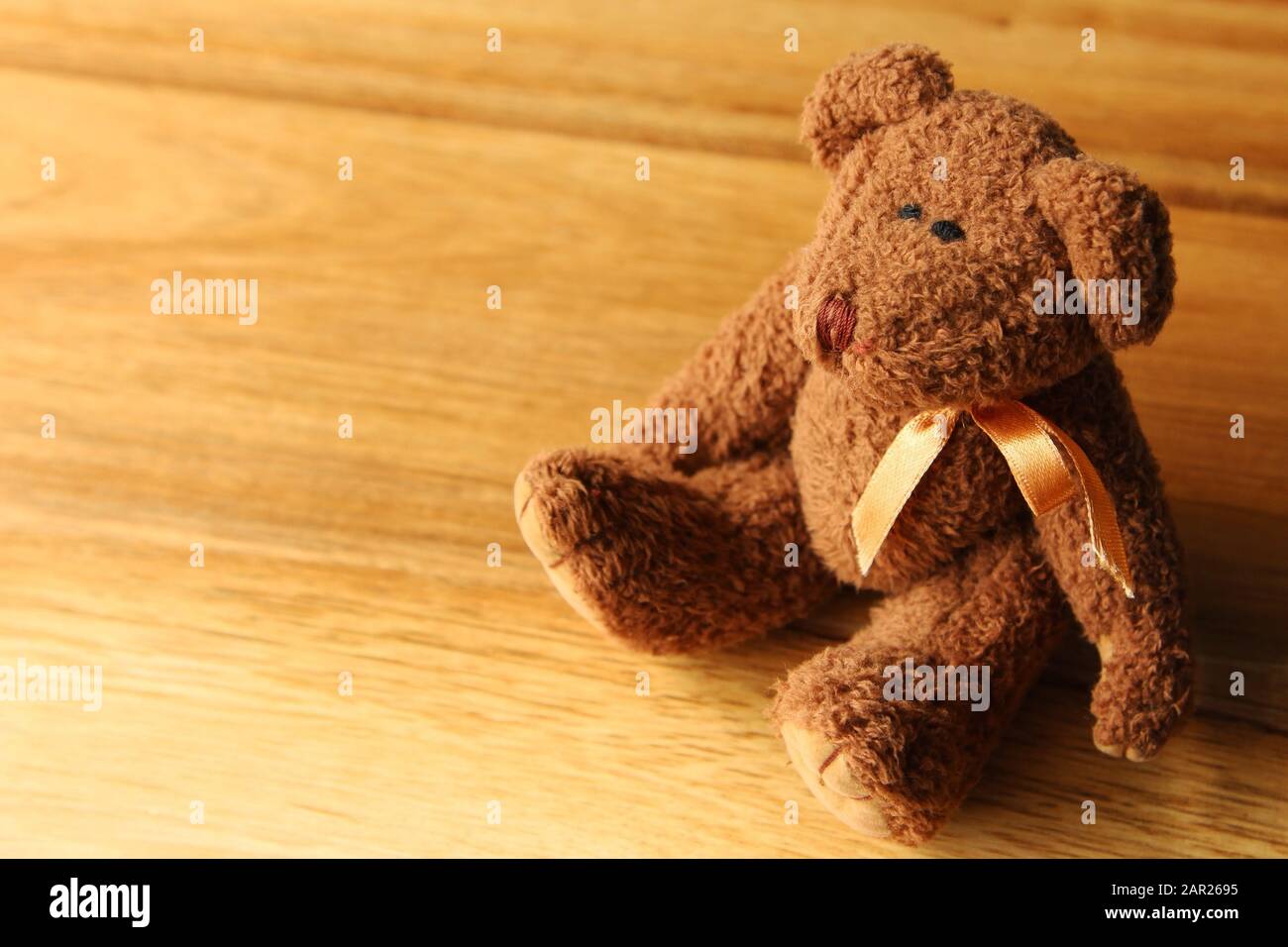 Download A High Angle Shot Of A Beautiful Teddy Bear On A Wooden Surface Stock Photo Alamy Yellowimages Mockups