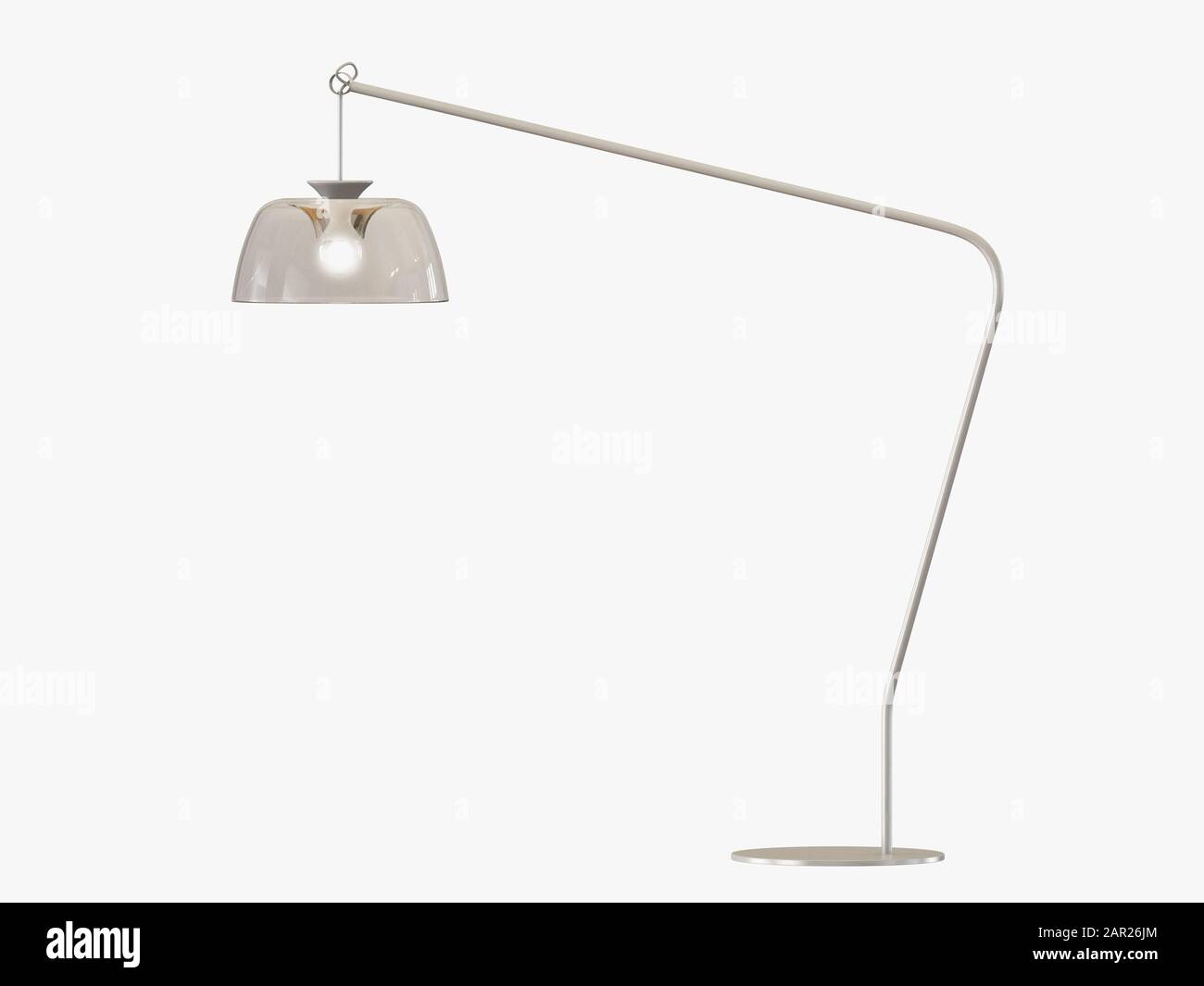 Floor lamp 3d rendering Stock Photo - Alamy