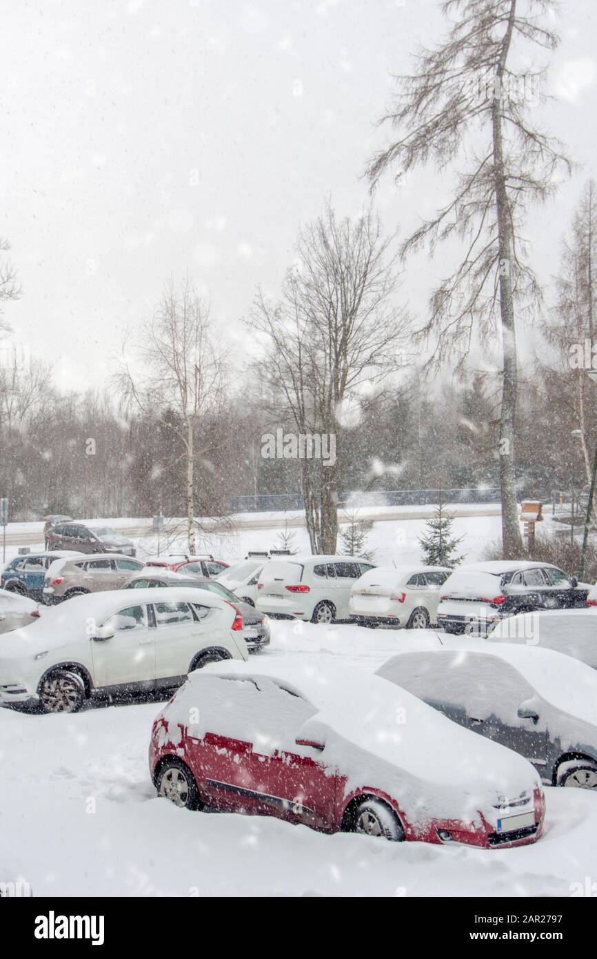 pics Photography Heavy Snow Falling alamy