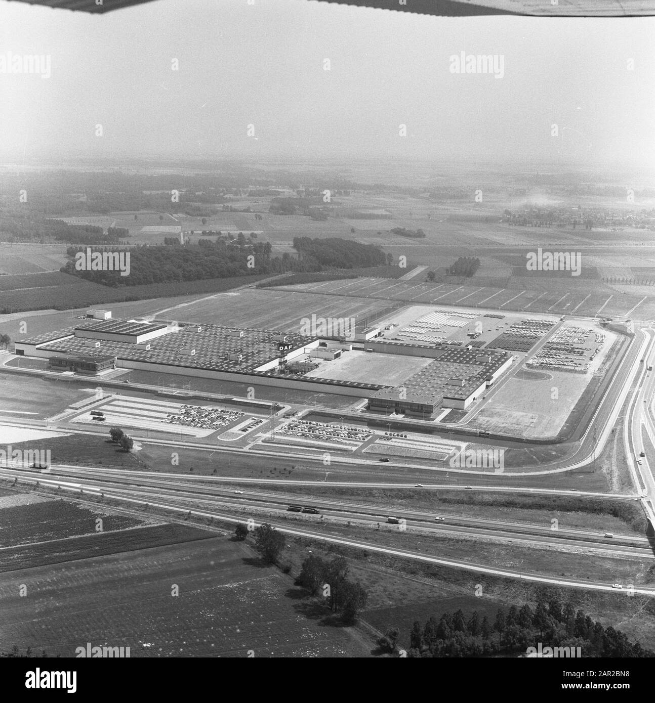 Air capture. DAF passenger car factory in Born Date 1968 Location