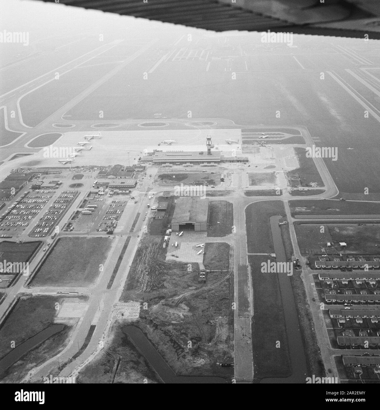 Airfield buildings Black and White Stock Photos & Images - Alamy
