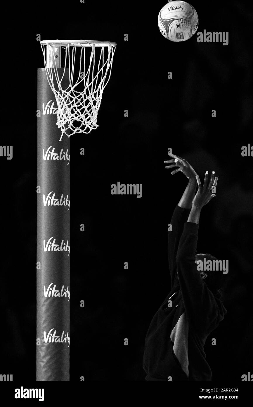 photo Netball Wallpaper Hd https www alamy com a general view of jamaican players warning up during vitality netball nations cup match at the copper box london image341190616 html