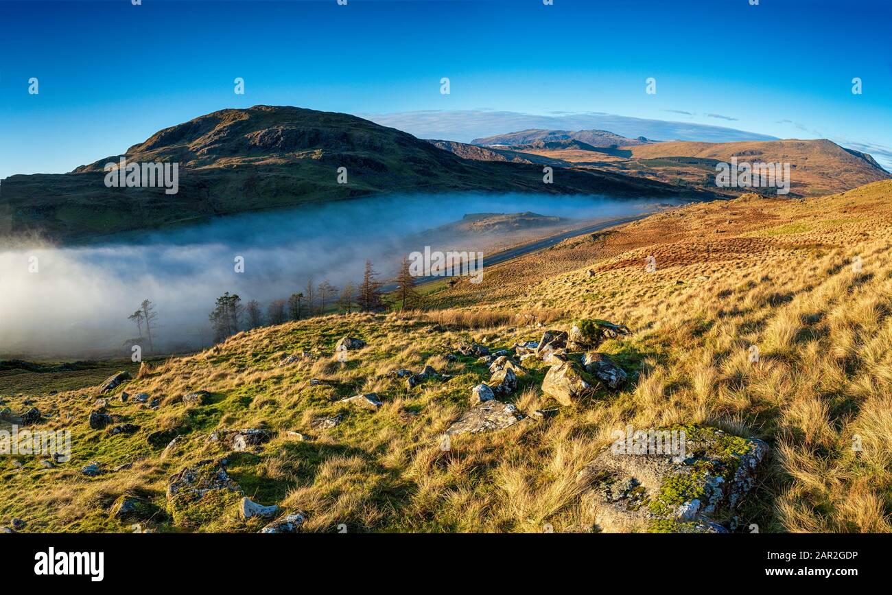 The Crimea Pass, a mountain pass on the A470 road near Blaenau
