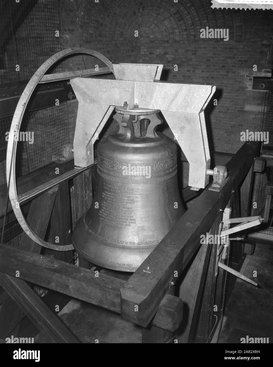 Bells of the St. Laurens at Rotterdam Date: 31 December 1960 Location: Rotterdam, Zuid-Holland Personal name: St. Laurens Stock Photo