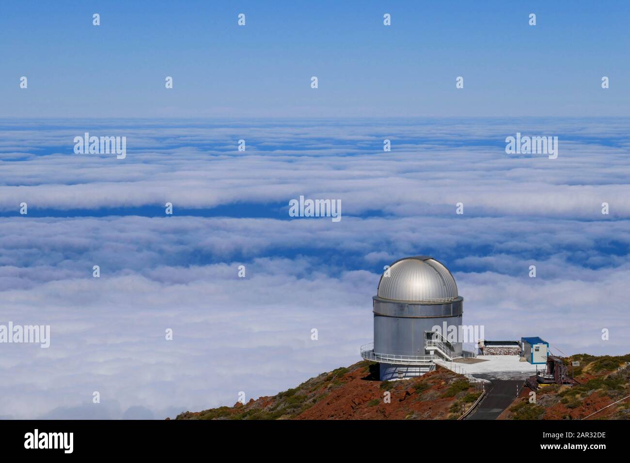 Roque de los Muchachos. Observatory on La Palma, Canary island, Spain Stock Photo