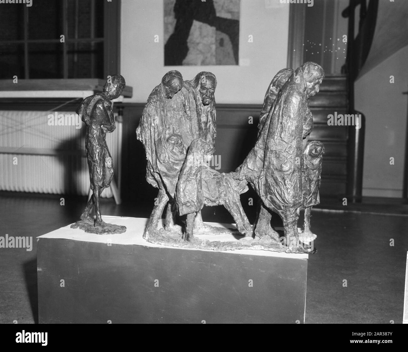 Exhibition in Anne Frankhuis, Jewish refugees Date October 4, 1965