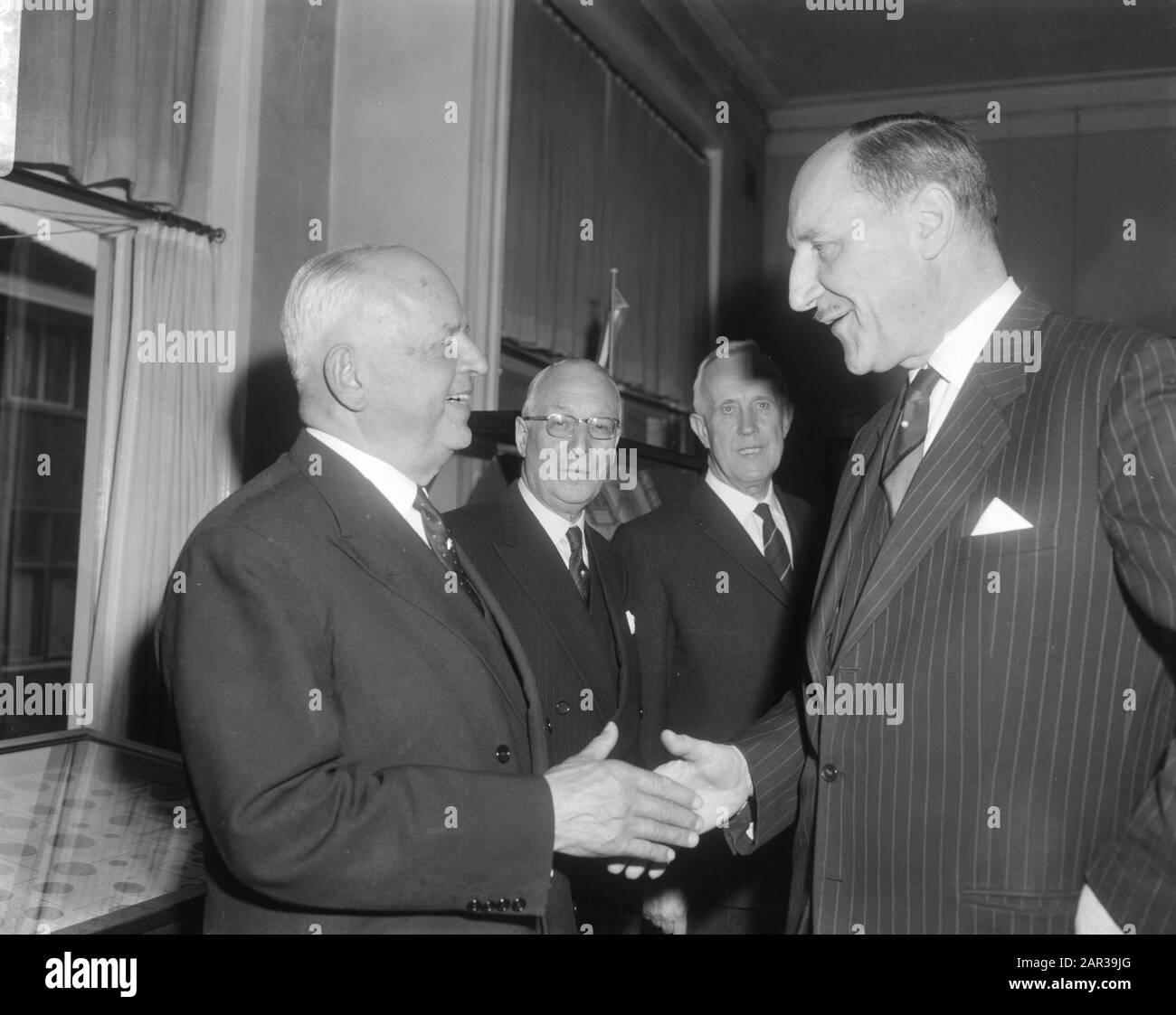 Fifty anniversary Dutch Historical Shipping Museum, Minister Luns in ...