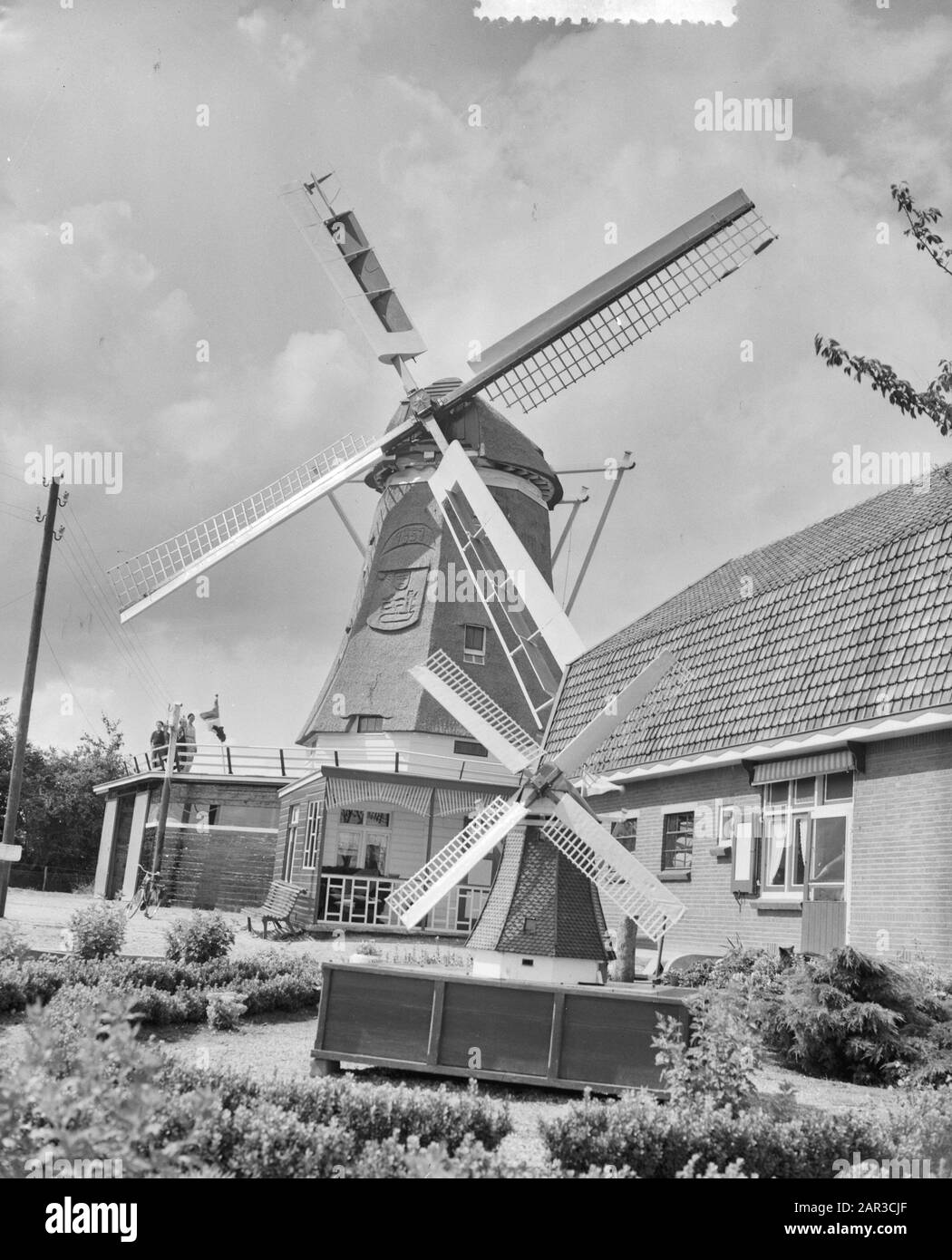 Molen Kootwijkerbroek (Barneveld) 100 years Date 24 August 1956