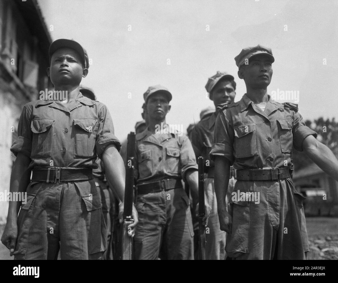 [Marching unit KNIL military] Date: 1947/01/01 Location: Indonesia ...