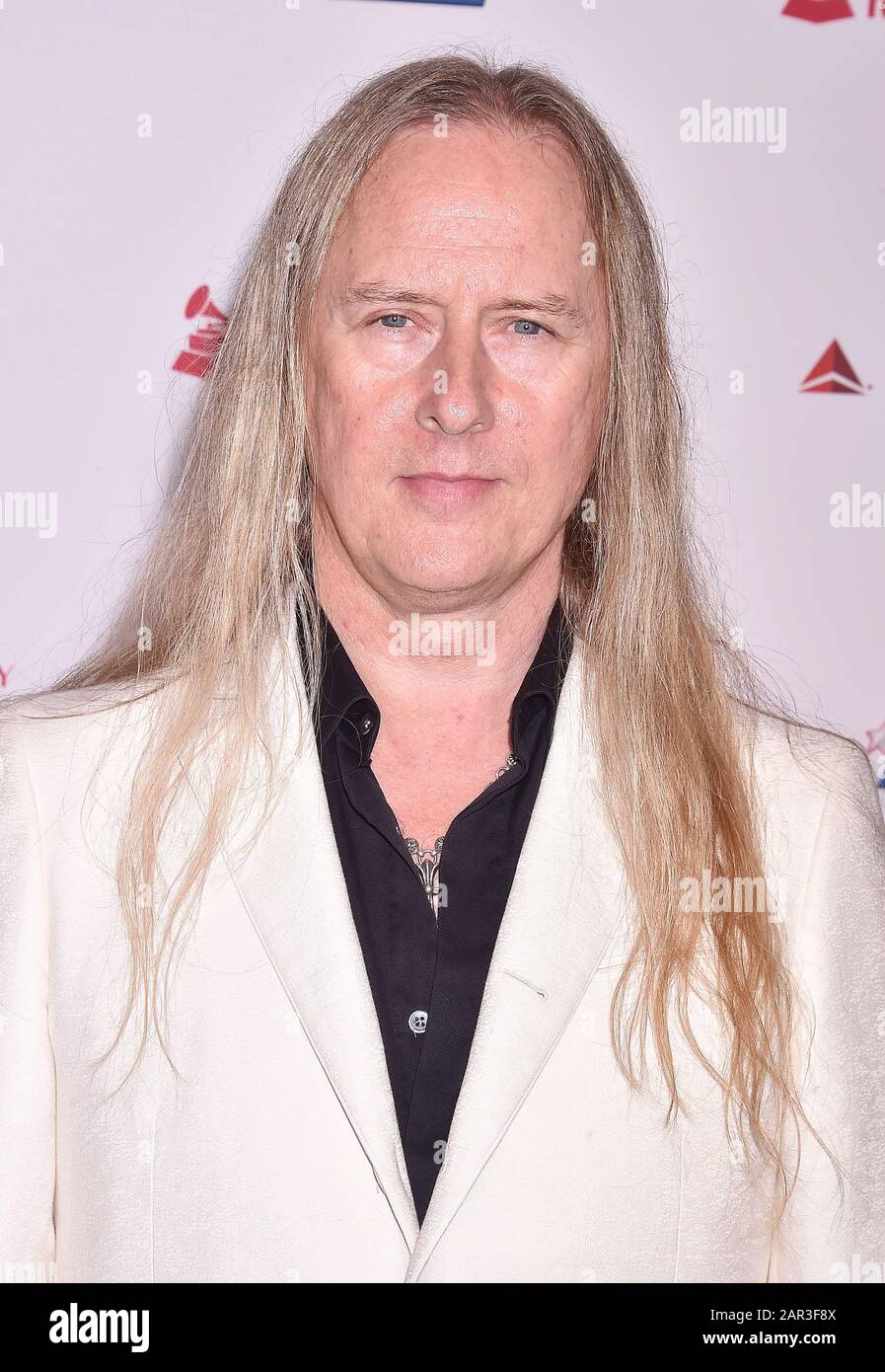 LOS ANGELES, CA - JANUARY 24: Jerry Cantrell of Alice In Chains attends the 2020 MusiCares Person Of The Year Honoring Aerosmith at West Hall At Los Angeles Convention Center on January 24, 2020 in Los Angeles, California. Stock Photo