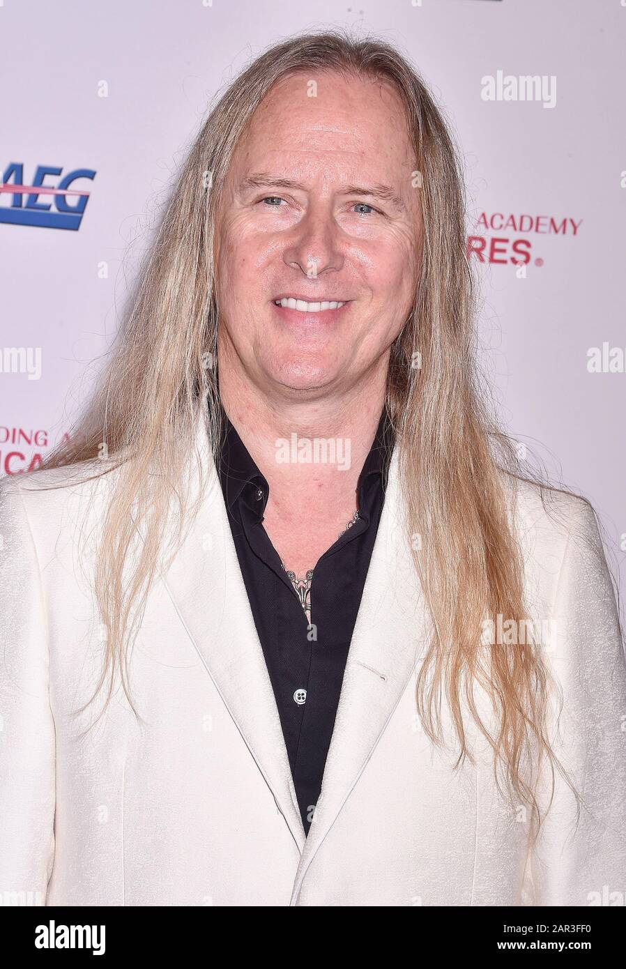 LOS ANGELES, CA - JANUARY 24: Jerry Cantrell of Alice In Chains attends the 2020 MusiCares Person Of The Year Honoring Aerosmith at West Hall At Los Angeles Convention Center on January 24, 2020 in Los Angeles, California. Stock Photo