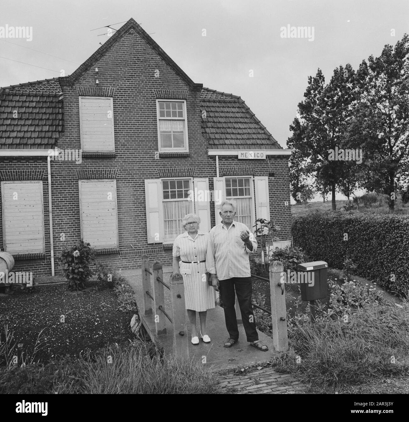 Assignment Reformed Netherlands in Ruygoord Date: 25 July 1973 Location: Amsterdam, Noord-Holland, Ruigoord Keywords: villages Stock Photo