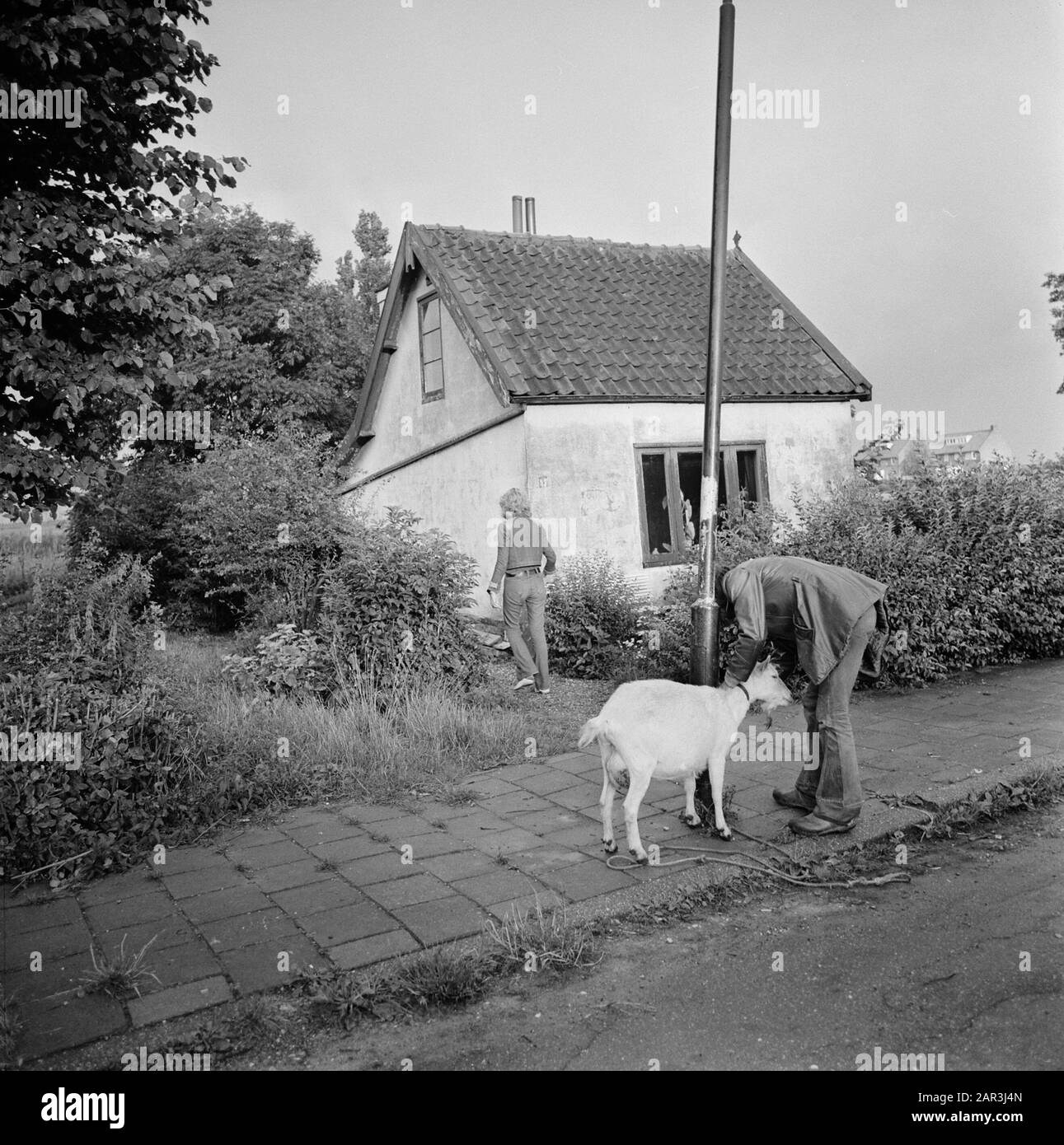 Assignment Reformed Netherlands in Ruygoord Date: 25 July 1973 Location: Amsterdam, Noord-Holland, Ruigoord Keywords: villages Stock Photo