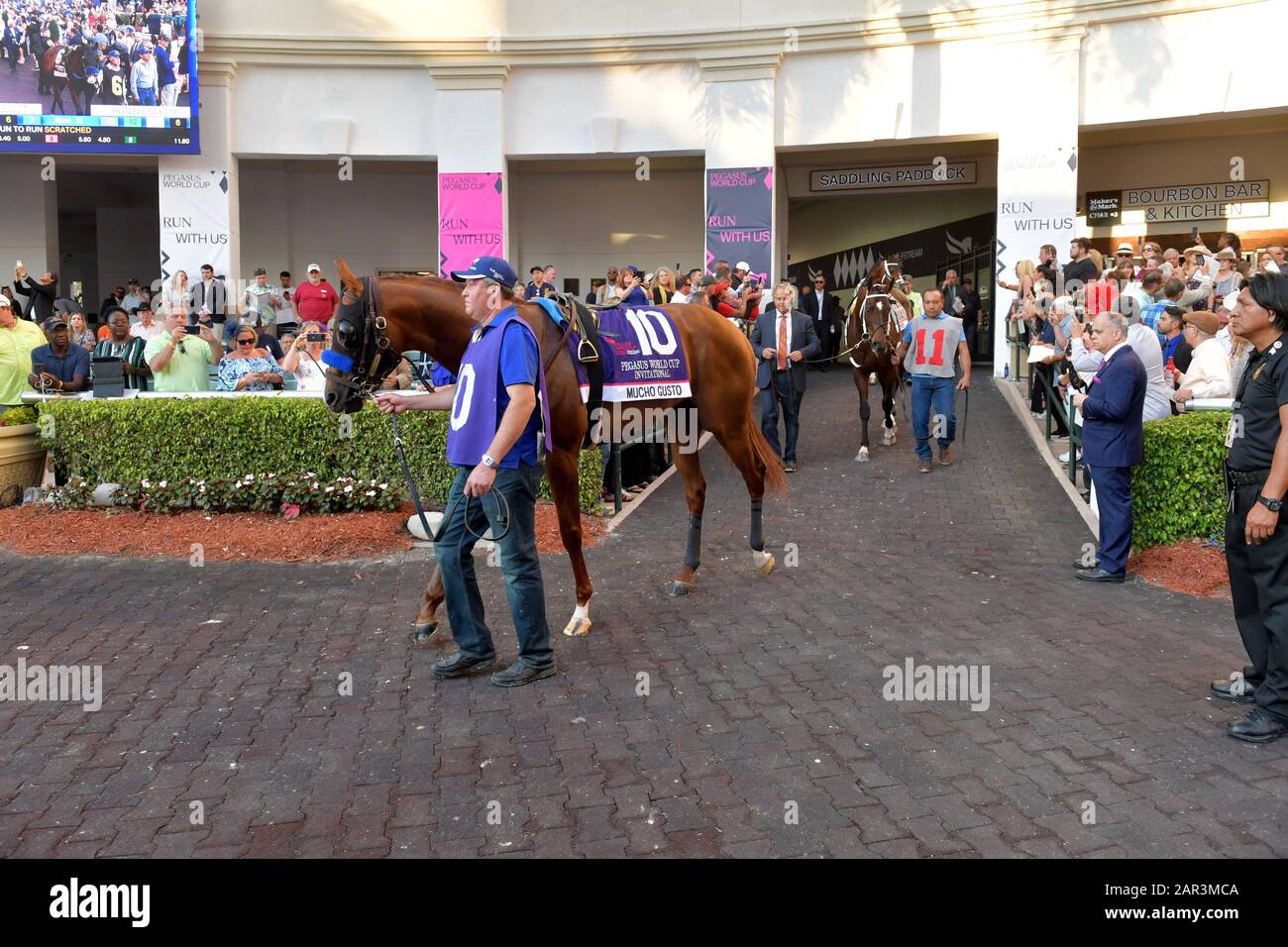 Hallandale, United States Of America. 25th Jan, 2020. HALLANDALE BEACH, FL  - JANUARY 25: Floyd Raglin attends the 2020 Pegasus World Cup Championship  Invitational Series at Gulfstream Park on January 25, 2020