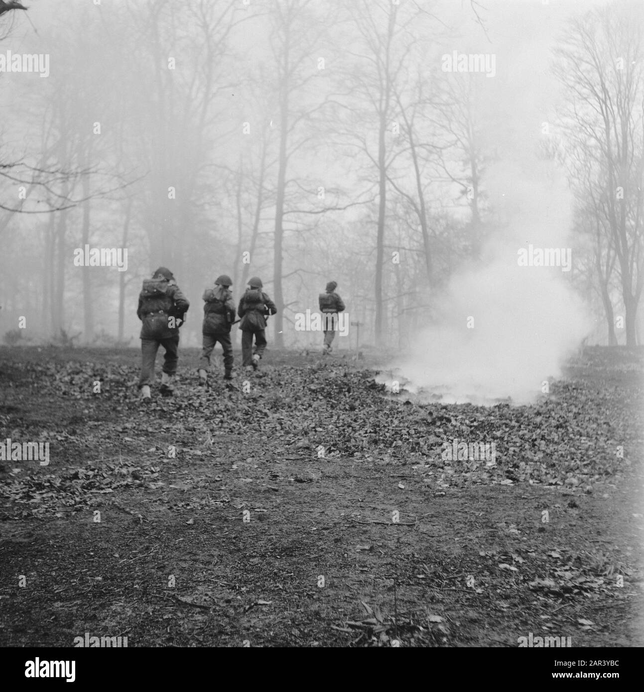 Wildhoef te Bloemendaal Date: 4 March 1946 Location: Bloemendaal Stock Photo