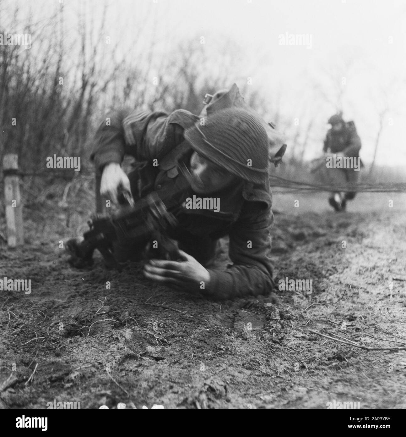 Wildhoef te Bloemendaal Date: 4 March 1946 Location: Bloemendaal Stock Photo