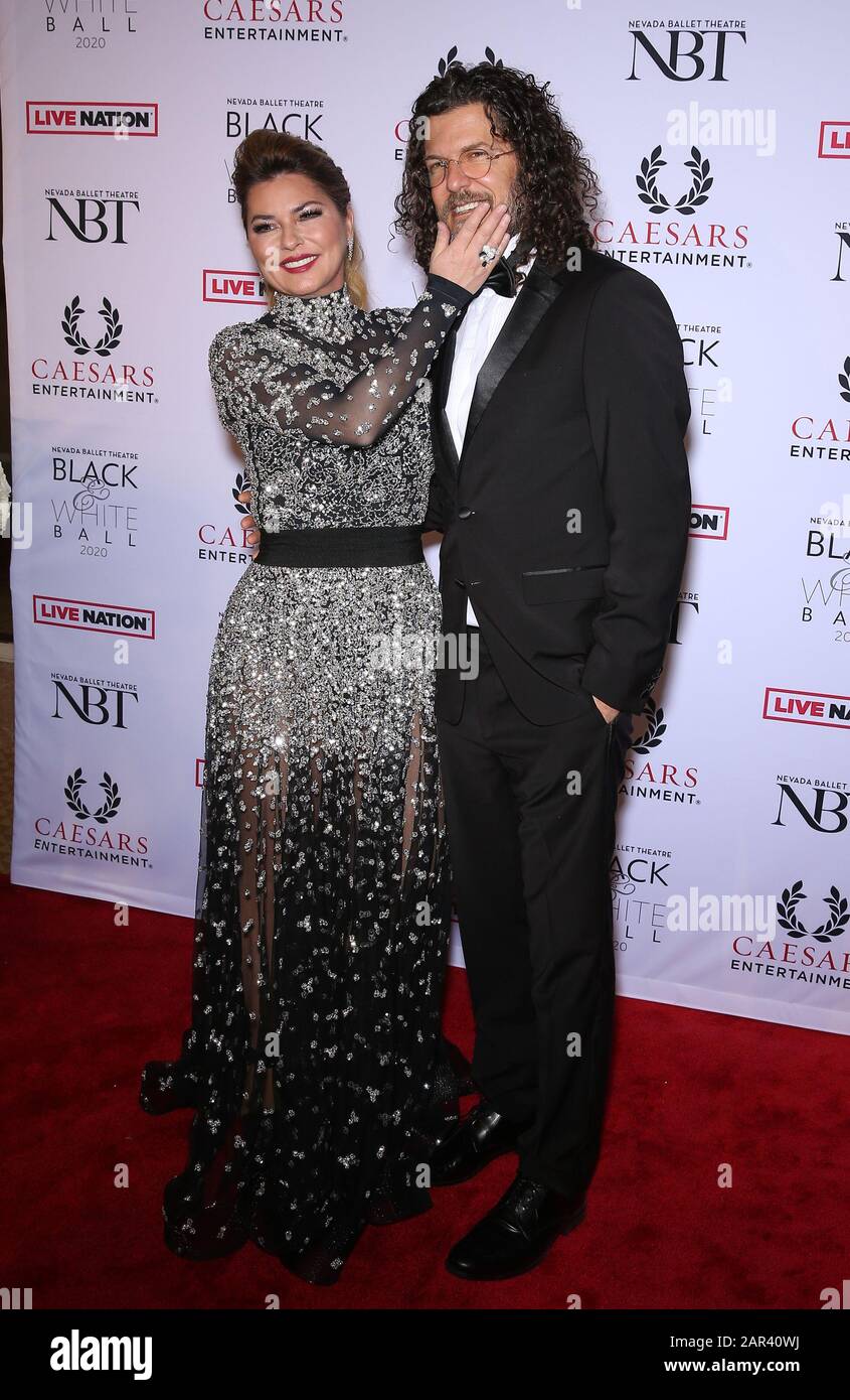 25 January 2020 Las Vegas, NV Shania Twain, Frédéric Thiébaud