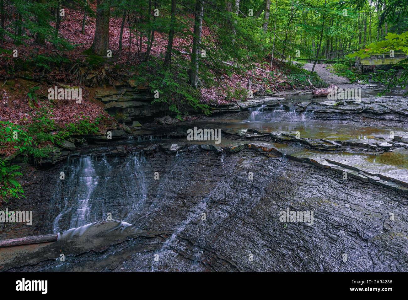 Bridal Veil Falls in Cuyahoga National Park. Ohio. USA Stock Photo Alamy