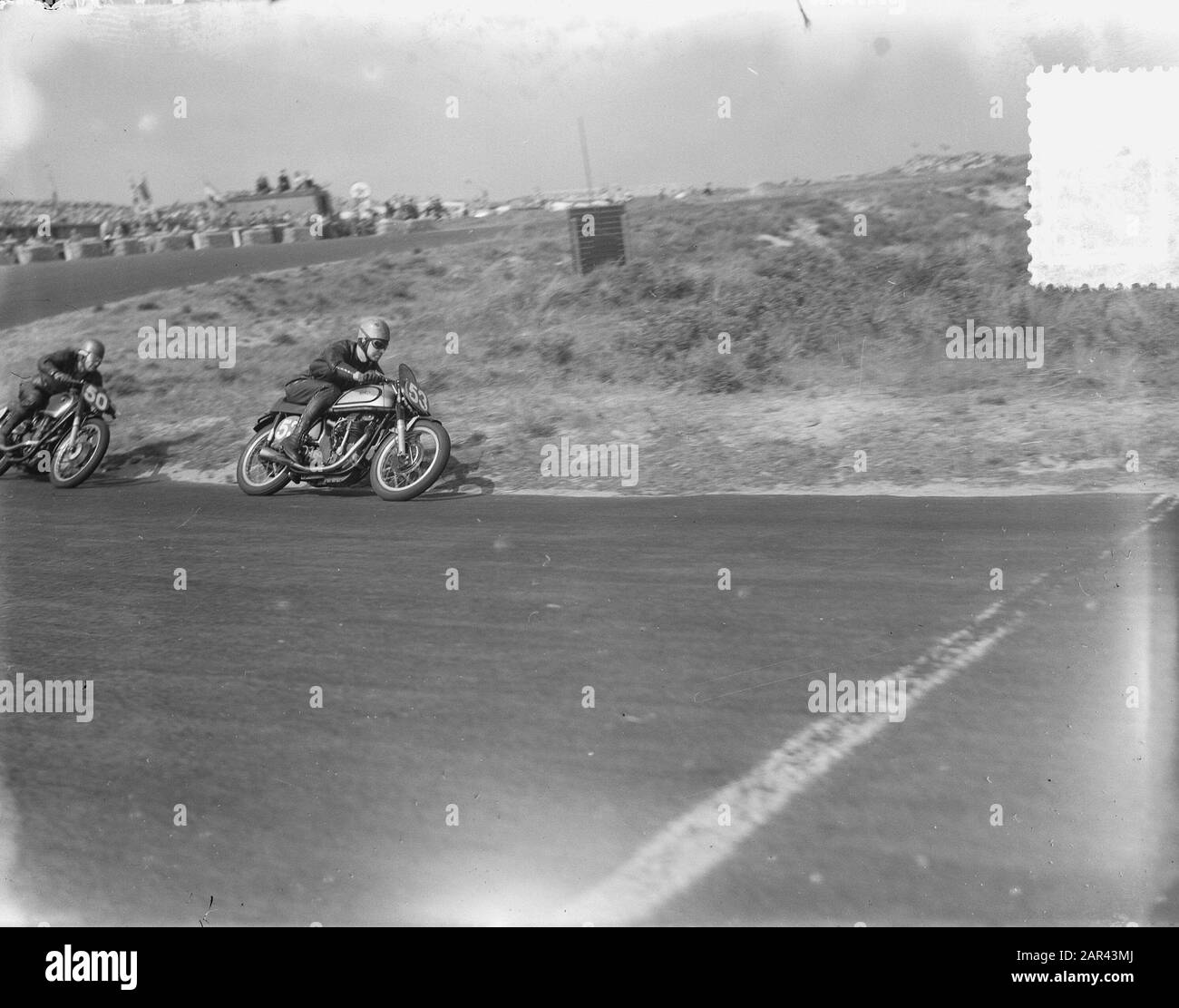 Motorracing on the circuit of Zandvoort Date: May 18, 1952 Location: Noord-Holland, Zandvoort Keywords: motorsport Stock Photo