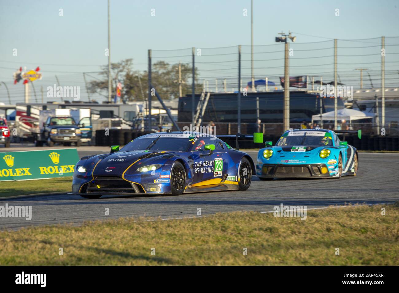 Daytona Beach, Florida, USA. 25th Jan, 2020. The Heart Of Racing Aston ...