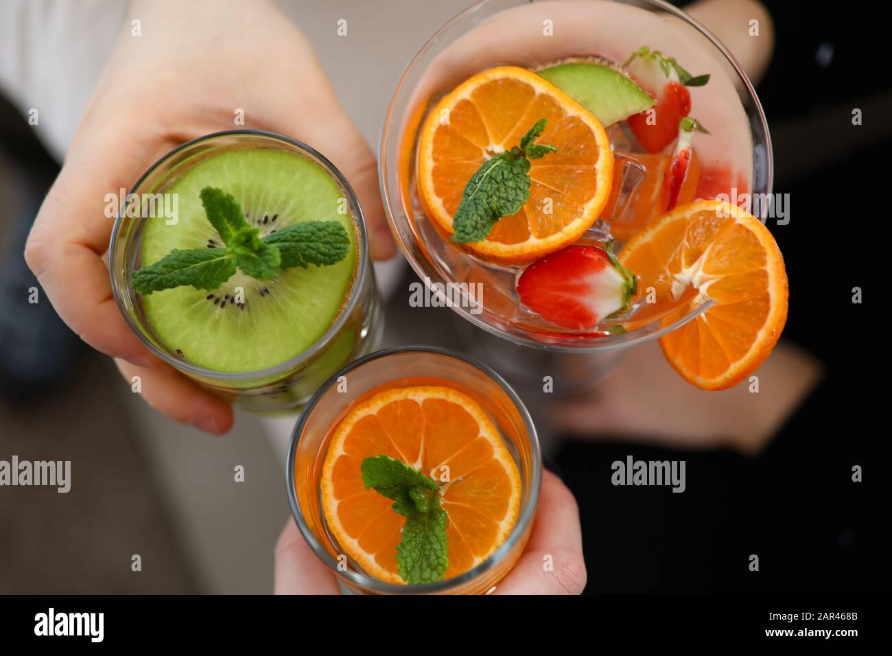 Fun party with drinks Stock Photo Alamy