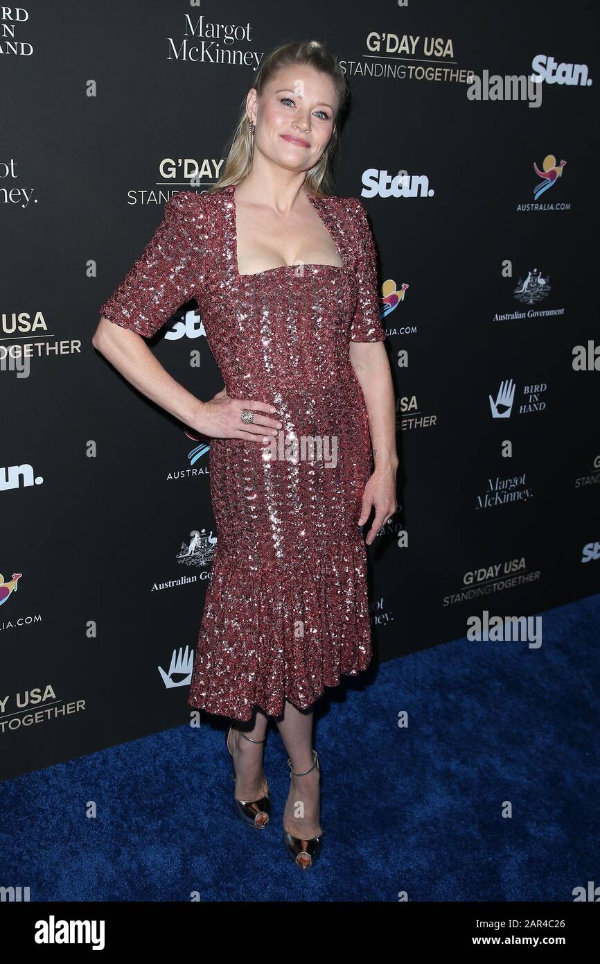Emilie de Ravin attends the  G'Day USA 2020 held at the Beverly Wilshire Four Seasons Hotel on January 25, 2020 in Beverly Hills, California, United States. (Photo by Art Garcia/Sipa USA) Stock Photo