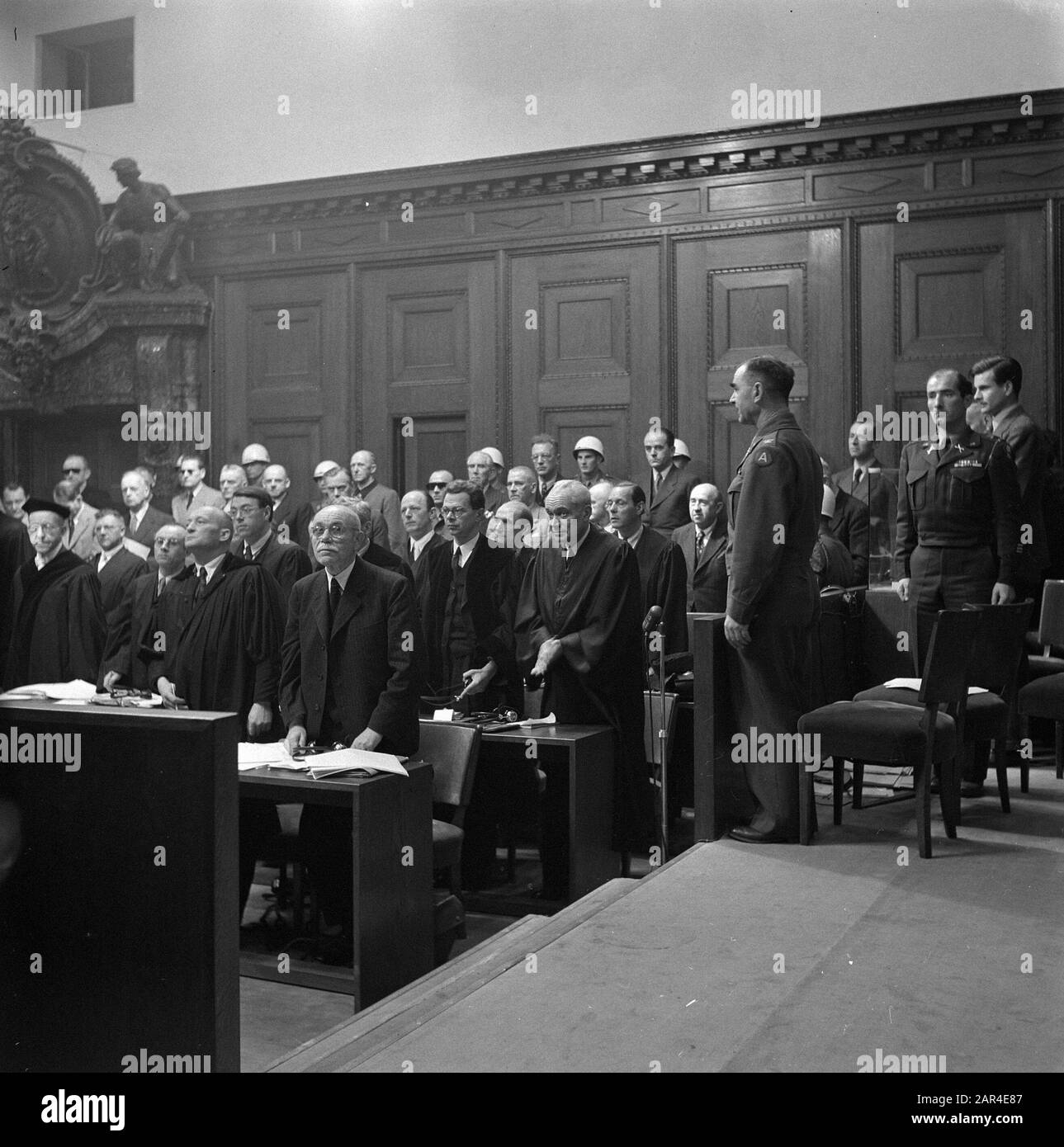 Process Nuremberg Date 4 December 1945 Location Nuremberg Keywords War Criminals Trials Justice World War Ii 2AR4E87 