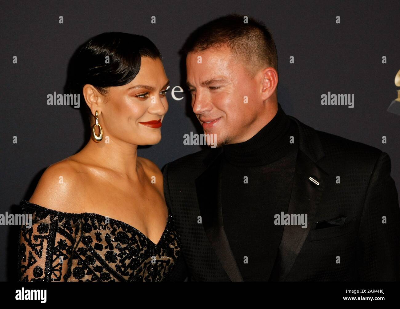 BEVERLY HILLS, CALIFORNIA JANUARY 25 Jessie J and Channing Tatum