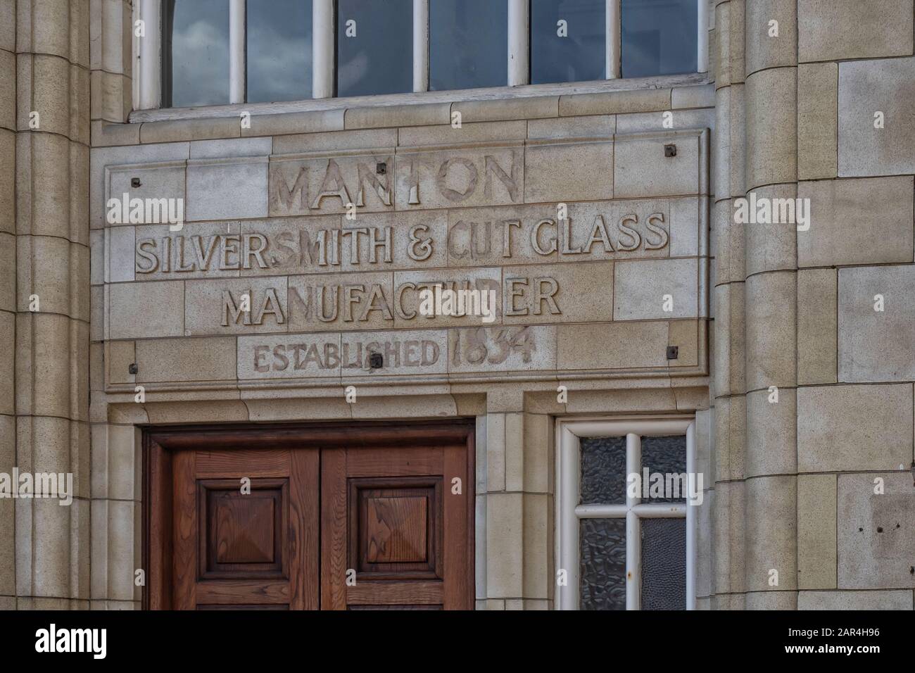 Birmingham Uk 05 28 2019 Inscription Above Door To The Gwenda