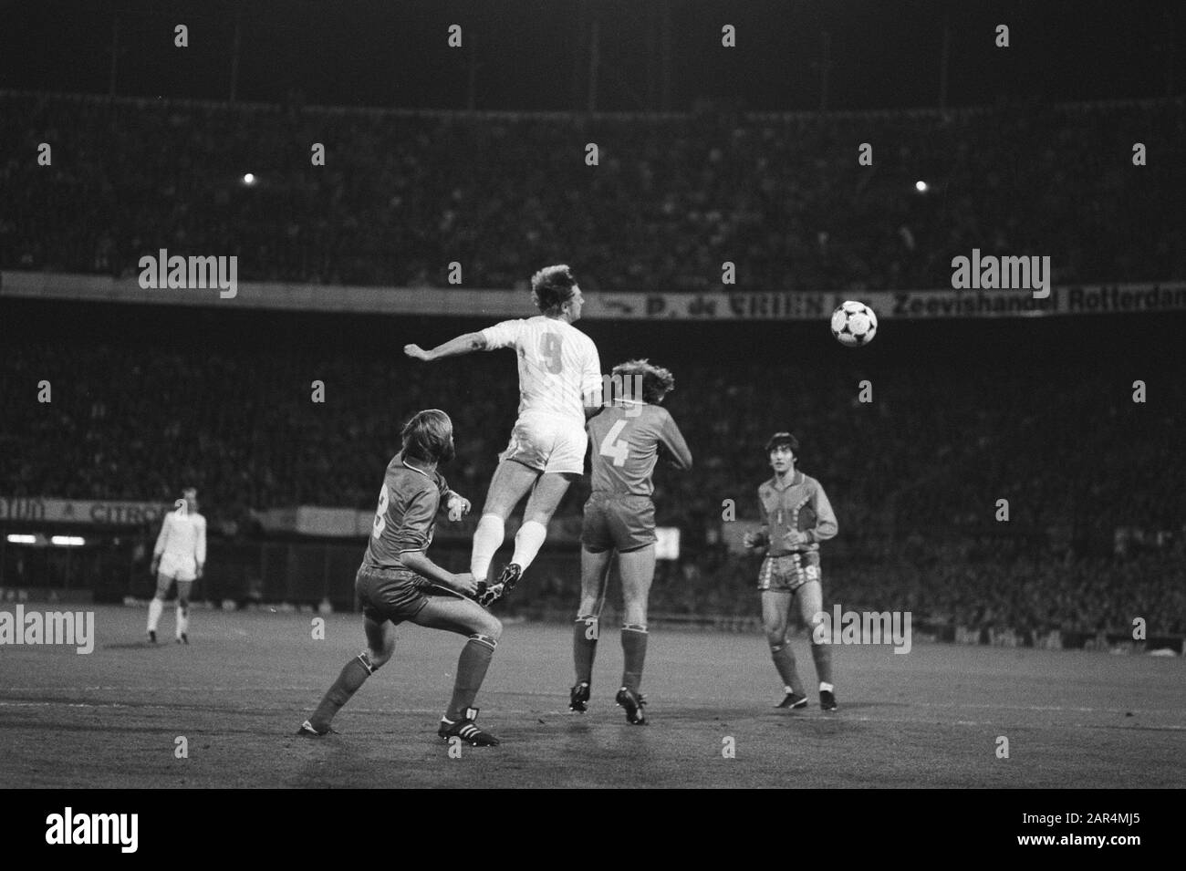 Photo Vintage Originale - Équipe Des Pays-Bas Match Qualif Coupe Du Monde 1981