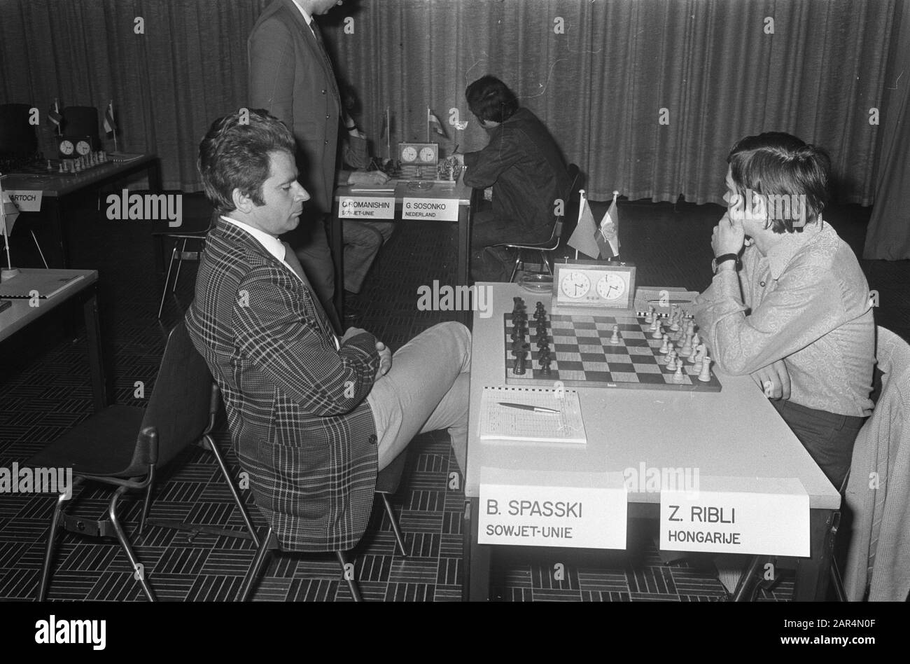 Bobby fischer boris spassky hi-res stock photography and images - Alamy