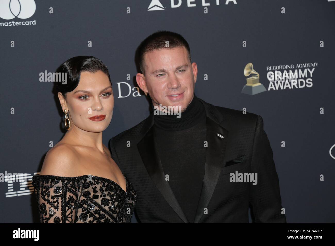 Jessie J, Channing Tatum walking the red carpet at the Clive Davis