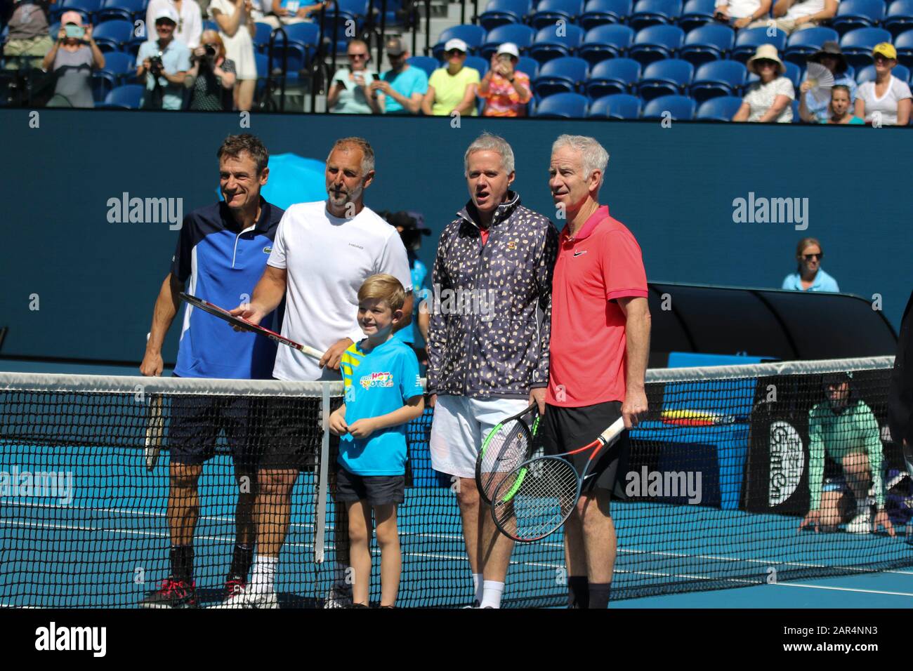 Melbourne Park, Victoria, Australia. 26th Jan, 2020. Day Seven Coin