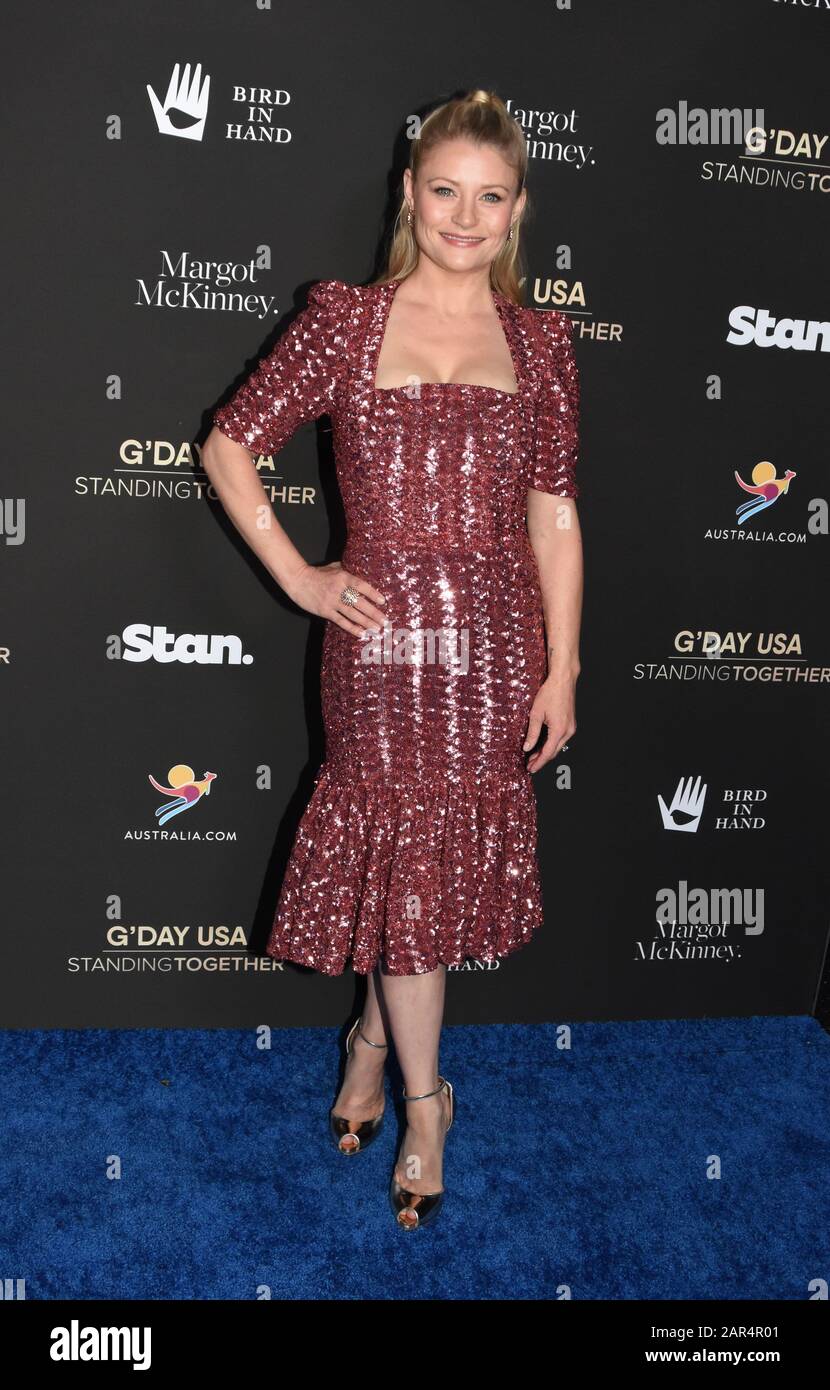 Beverly Hills, California, USA 25th January 2020 Actress  Emilie De Ravin attends G'Day USA 2020 on January 25, 2020 at the Beverly Wilshire Hotel in Beverly Hills, California, USA. Photo by Barry King/Alamy Live News Stock Photo