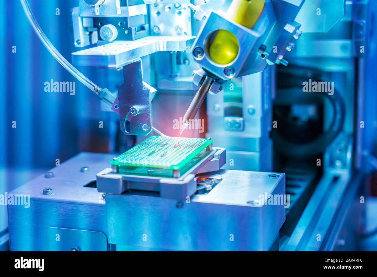 soldering iron tips of robotic system for printed and assembly electric