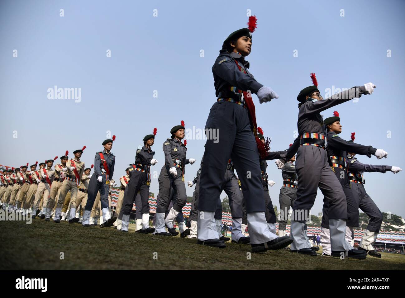 Guwahati, Assam, India. 26th Jan, 2020. National Cadet Corps (NCC