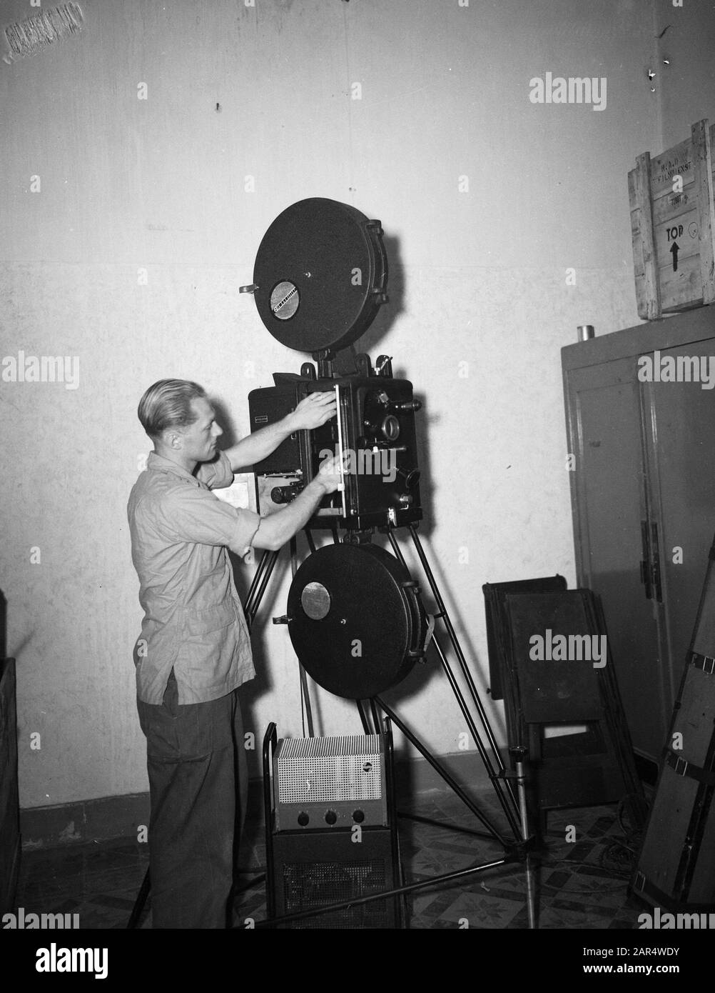 Film equipment of the NIWA Date November 1946 Location Indonesia