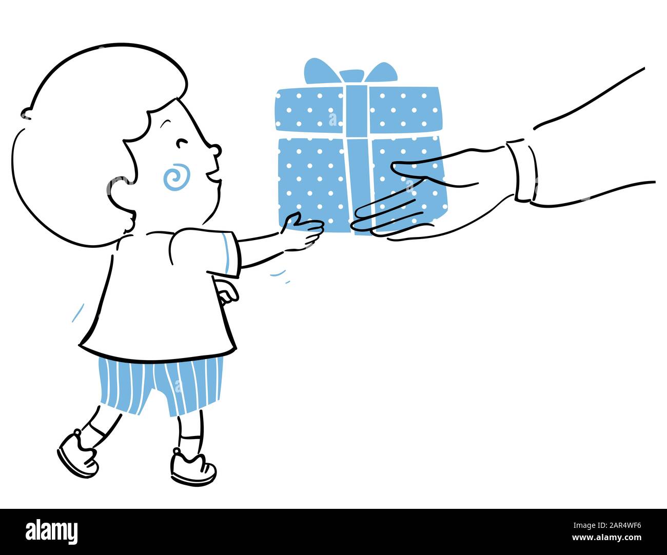 giving gifts cartoon