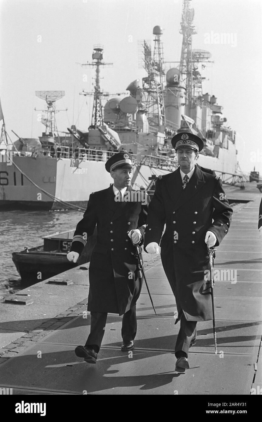 French Fleet Framework in Amsterdam under the command of Deputy Admiral