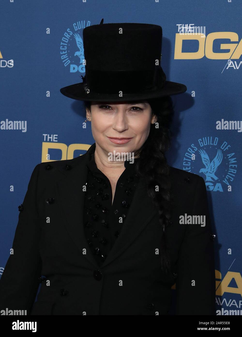 LOS ANGELES, CALIFORNIA - JANUARY 25: Amy Sherman-Palladino arrives for