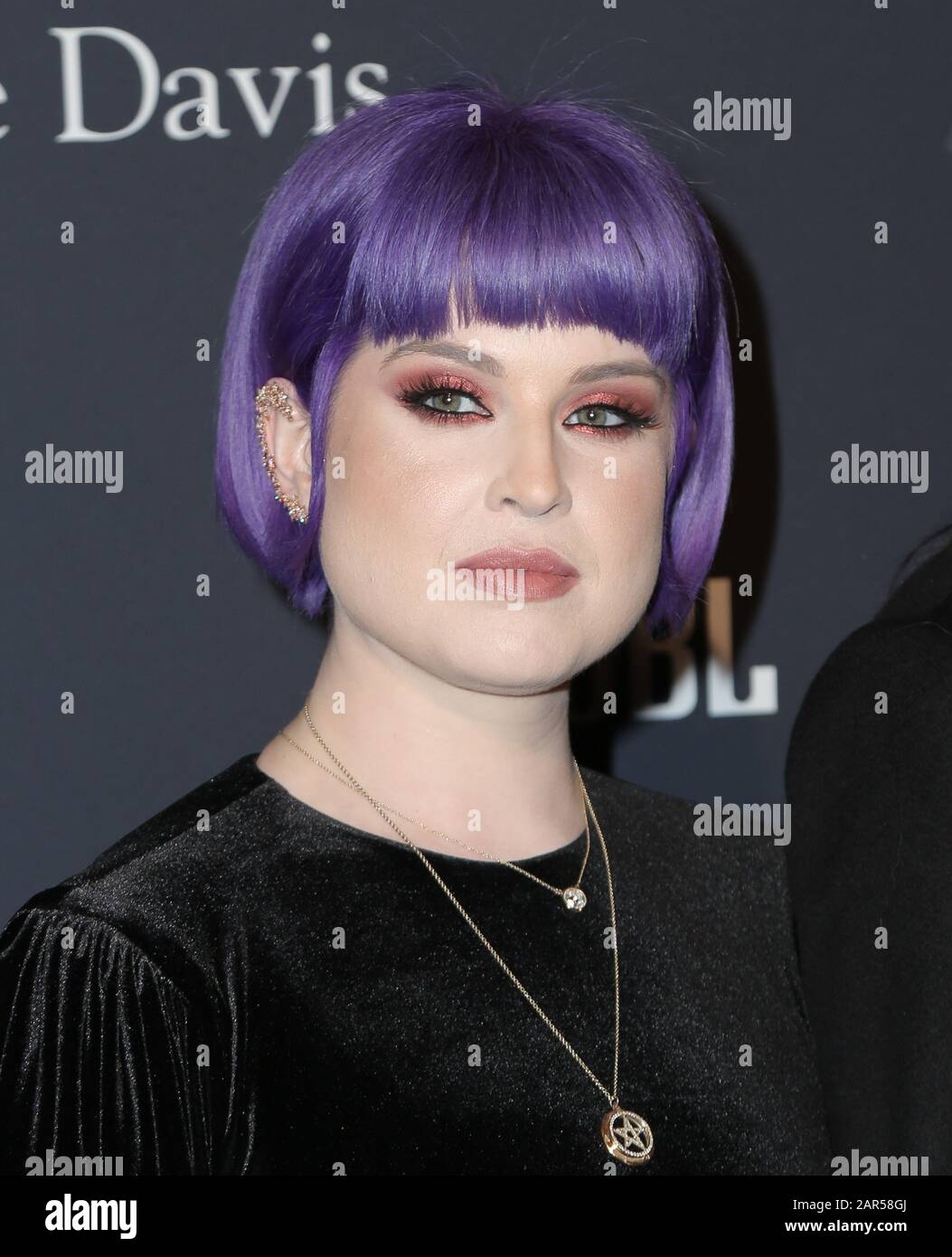 Kelly Osbourne Walking The Red Carpet At The Clive Davis 2020 Pre