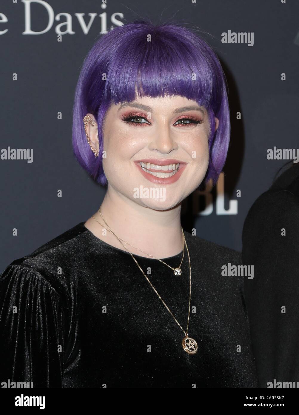 Kelly Osbourne Walking The Red Carpet At The Clive Davis 2020 Pre