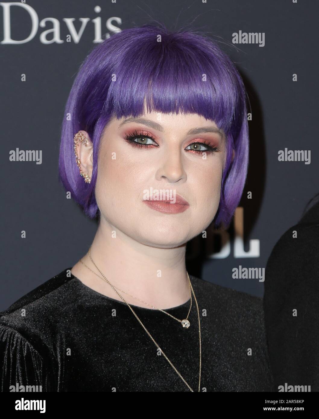Kelly Osbourne Walking The Red Carpet At The Clive Davis 2020 Pre