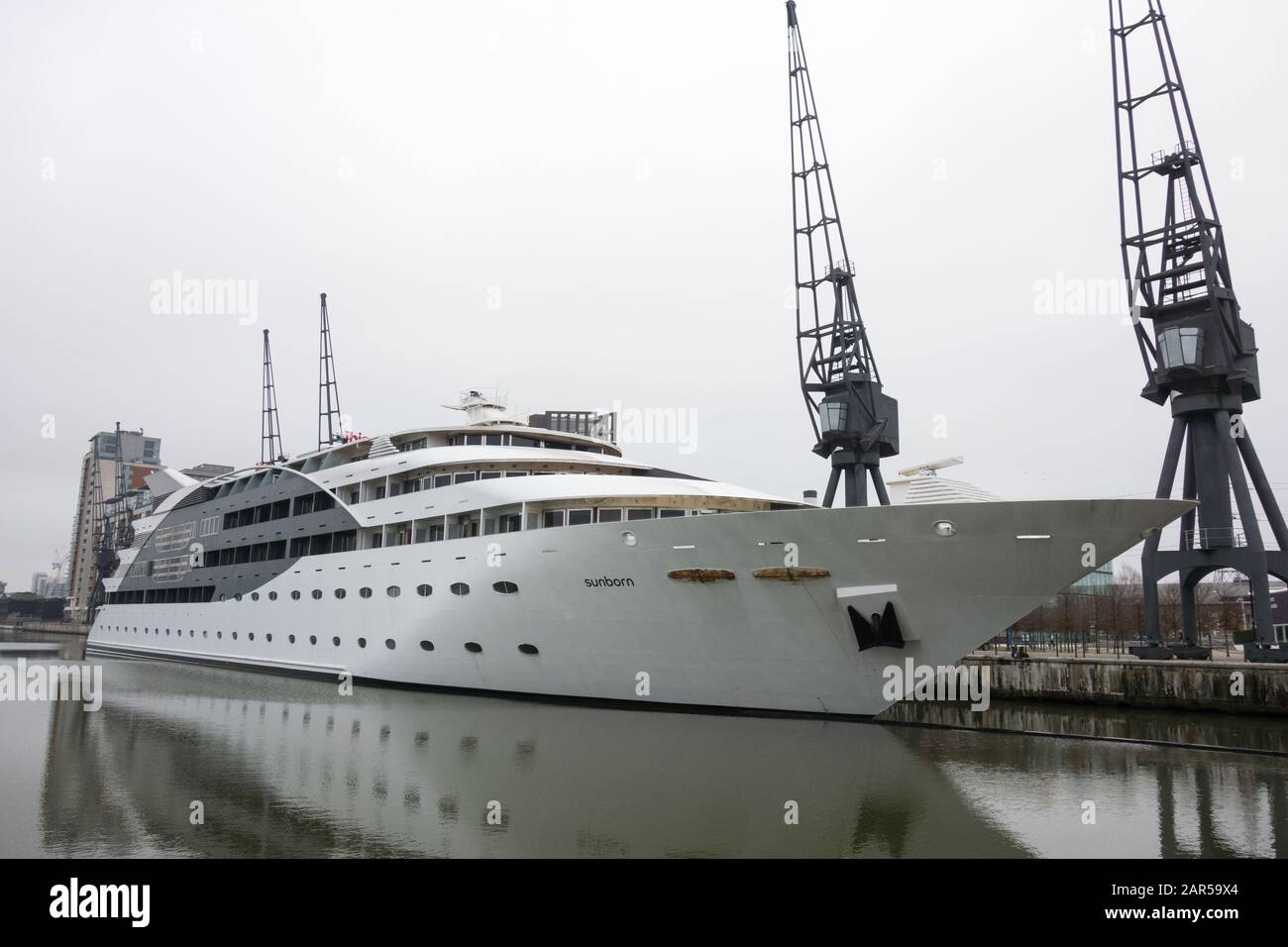 Sunborn London floating hotel, Royal Victoria Dock, Western Gateway
