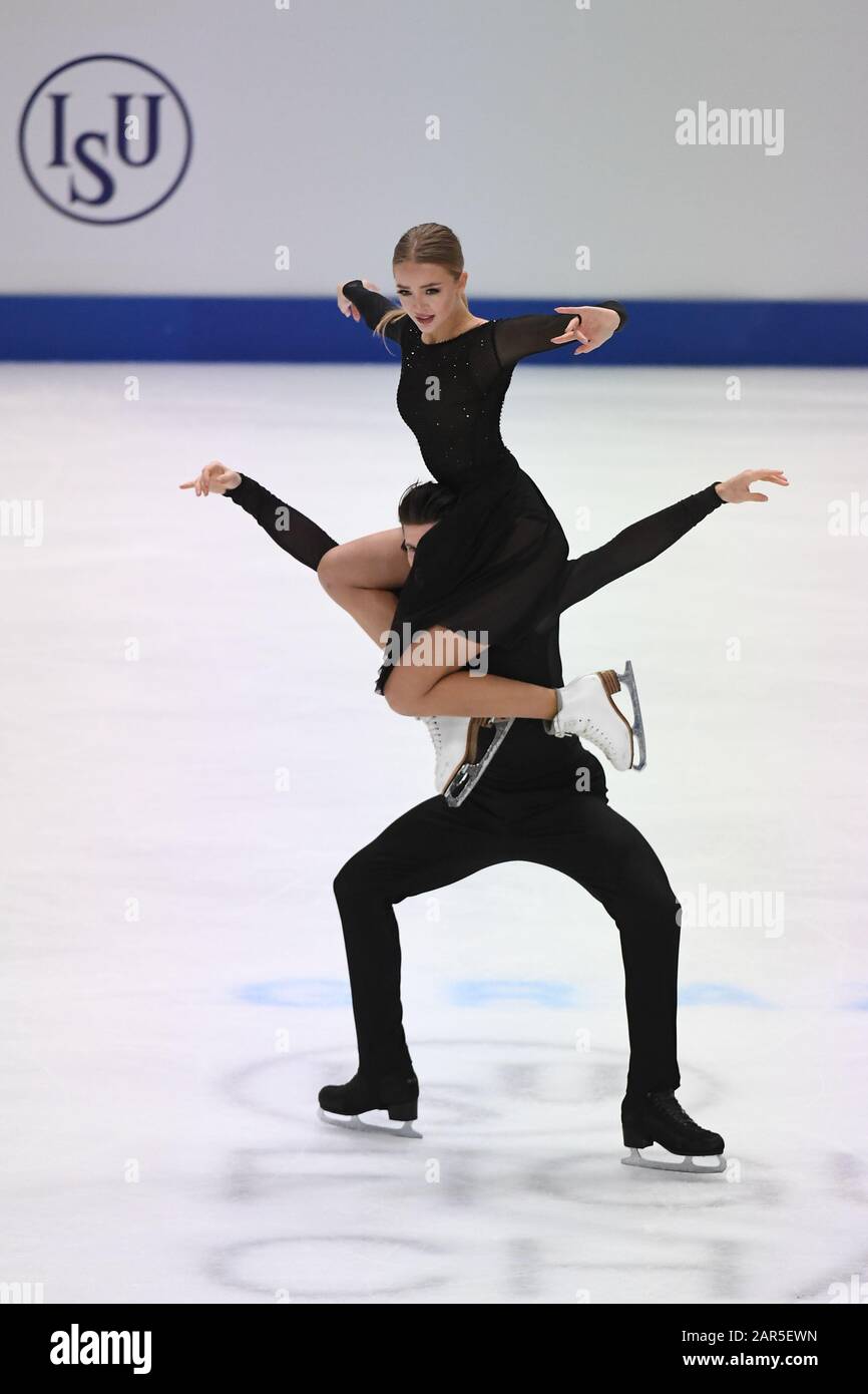 Alexandra STEPANOVA & Ivan BUKIN From Russia, During Dance Free, In Ice ...