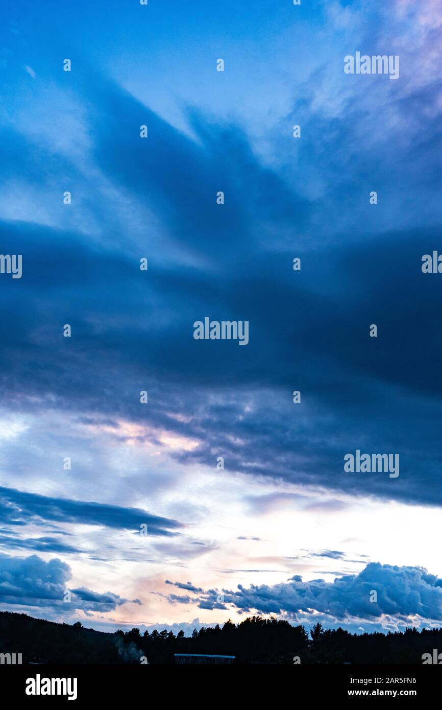 Sunrise and cloud in sky for background Stock Photo - Alamy