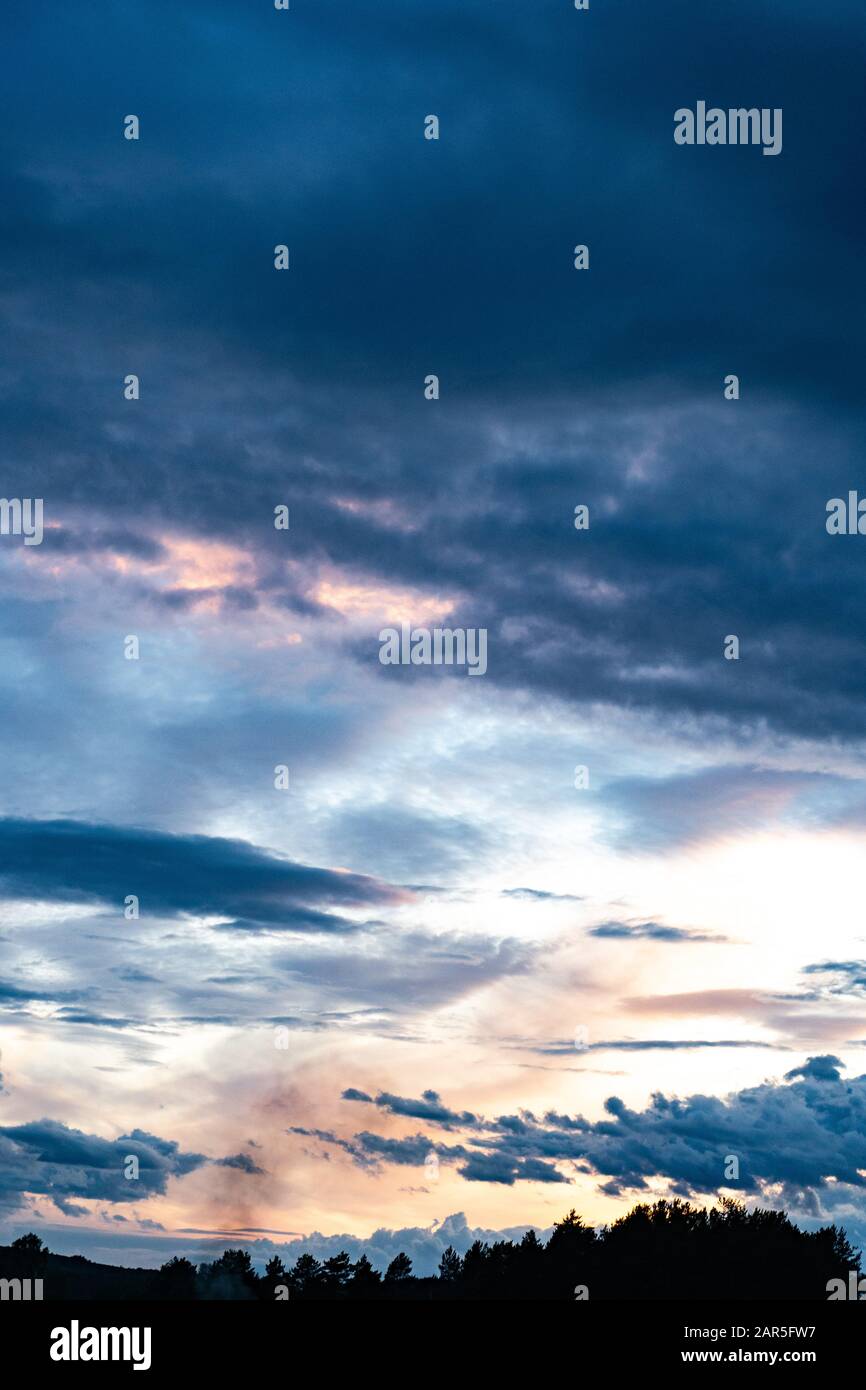 Sunrise and cloud in sky for background Stock Photo - Alamy